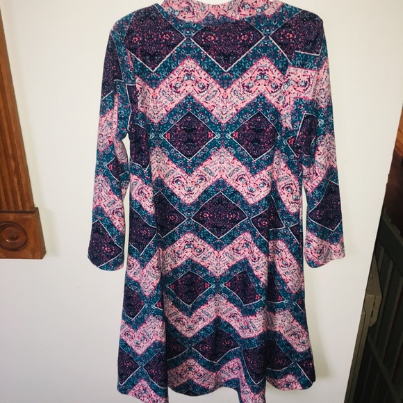 Girls Long-Sleeve Dress Size 10/12 - Picture 2 of 5